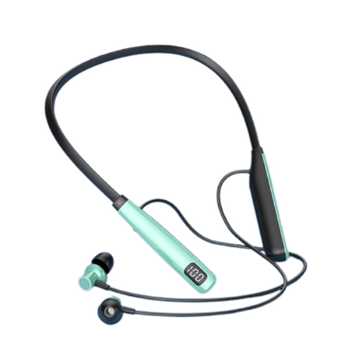 ENBAOXIN Bluetooth-Headset langes Schwarz langer ohne - Bluetooth den In-ear Tragen Kopfhörer Standby, Bluetooth Schmerzen, um Hals