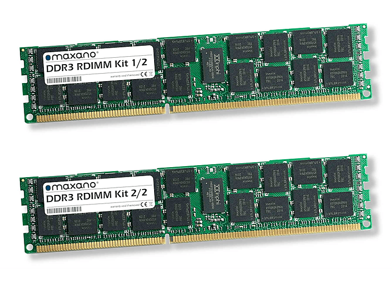 MAXANO 16GB Kit 2x 8GB RAM für IBM System p Power 730 (8231-E2C) (PC3-10600 RDIMM) Arbeitsspeicher 16 GB SDRAM