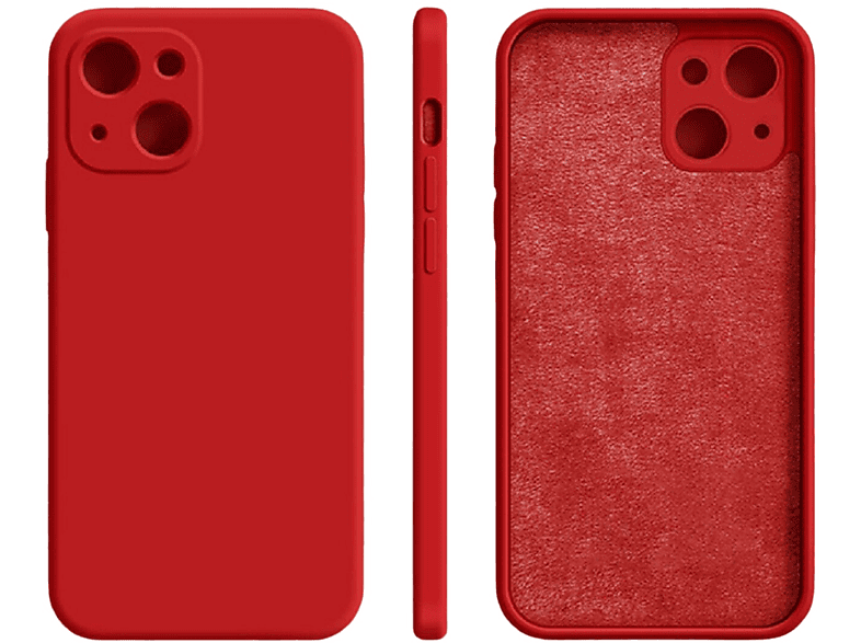 COFI Bunt Case Hülle mit Kameraschutz, Backcover, Apple, iPhone 13 Pro Max, Rot