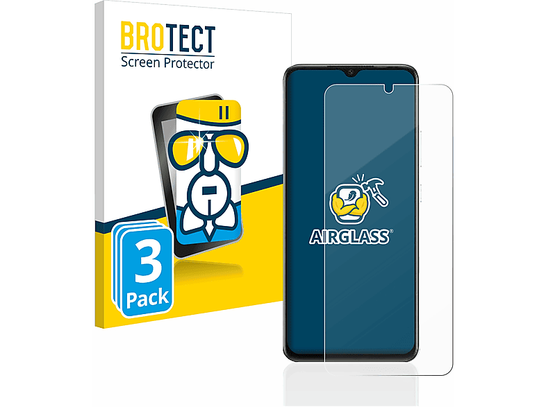 BROTECT 3x Airglass 7 klare Smart Infinix Schutzfolie(für HD)