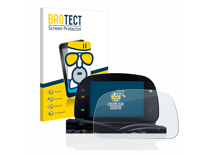BROTECT Airglass matte Schutzfolie(für Moto Morini Seiemmezzo TFT Display 5\