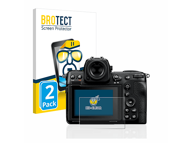 BROTECT 2x klare Schutzfolie(für Nikon Z 8)