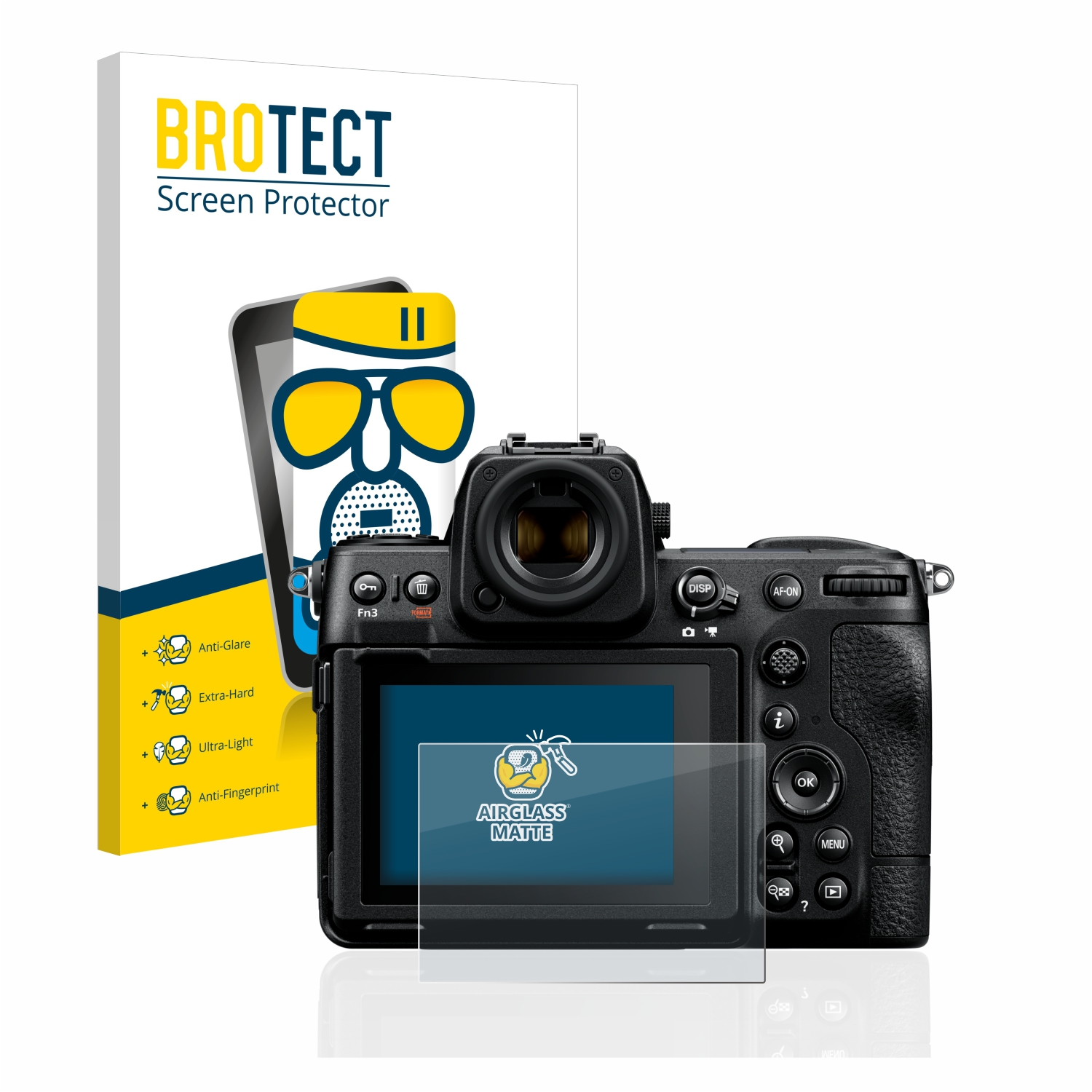 BROTECT Airglass matte Schutzfolie(für Nikon 8) Z