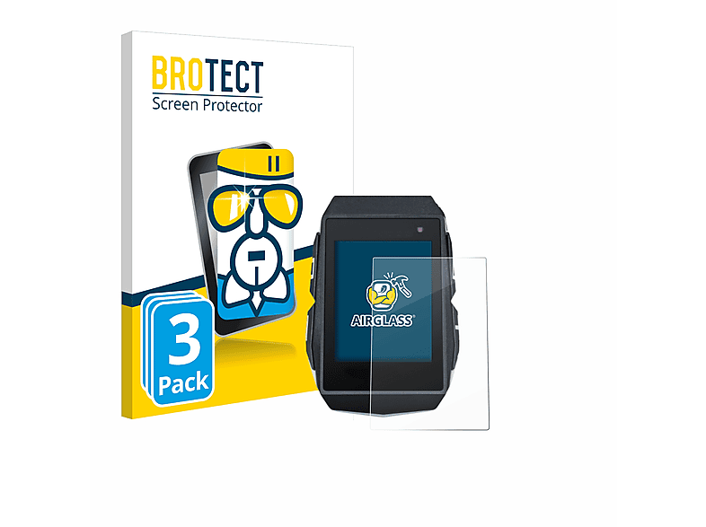 BROTECT 3x Airglass klare Schutzfolie(für Sigma ROX 11.1 Evo)