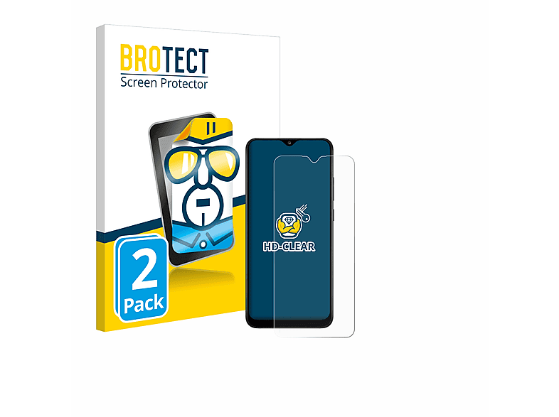 Schutzfolie(für Samsung BROTECT klare Galaxy 2x A02s)
