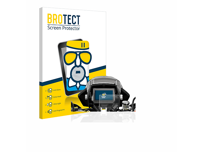 BROTECT Airglass matte Schutzfolie(für KTM 1290 Super Adventure S 2017 Tachoanzeige)