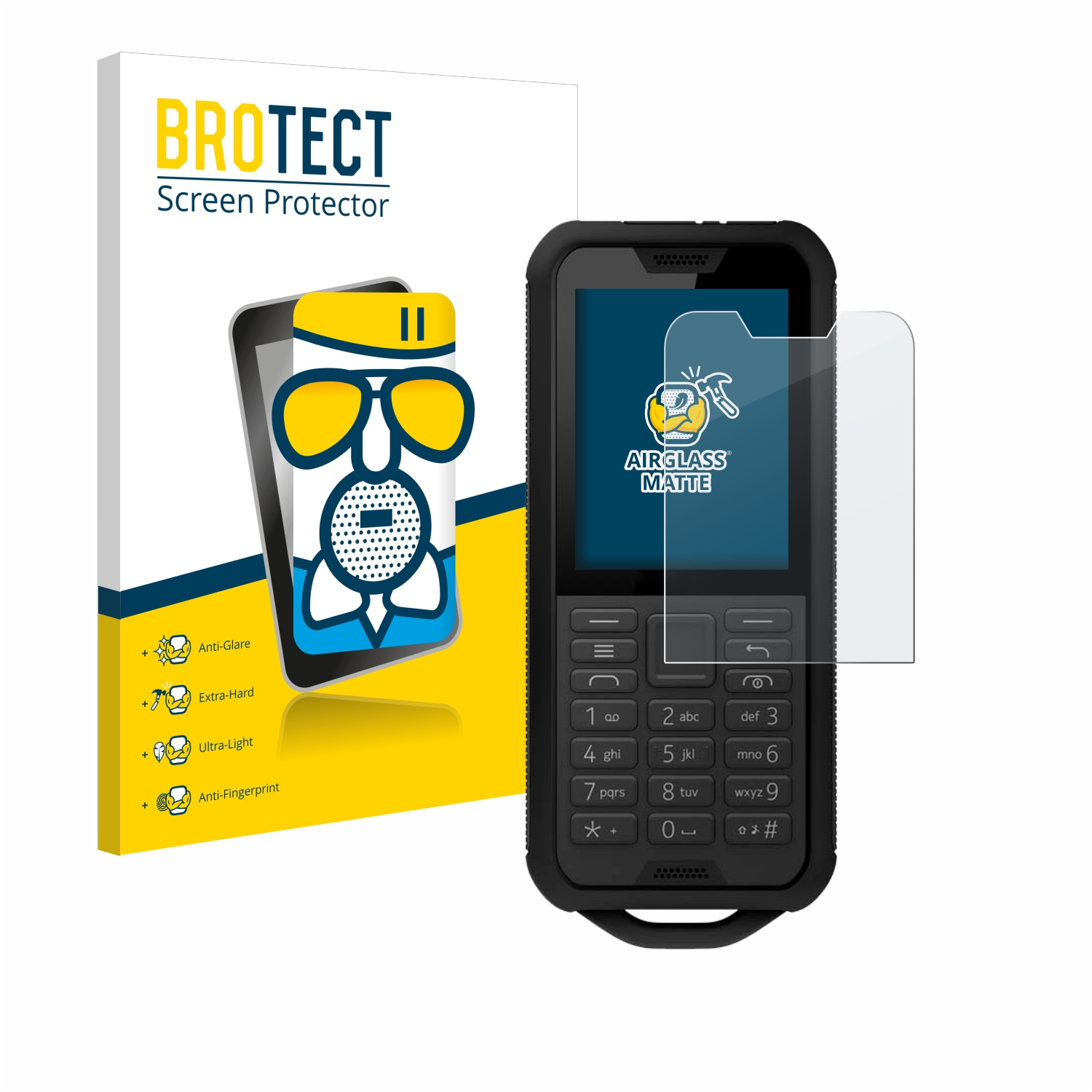 matte Nokia Tough) Airglass BROTECT 800 Schutzfolie(für