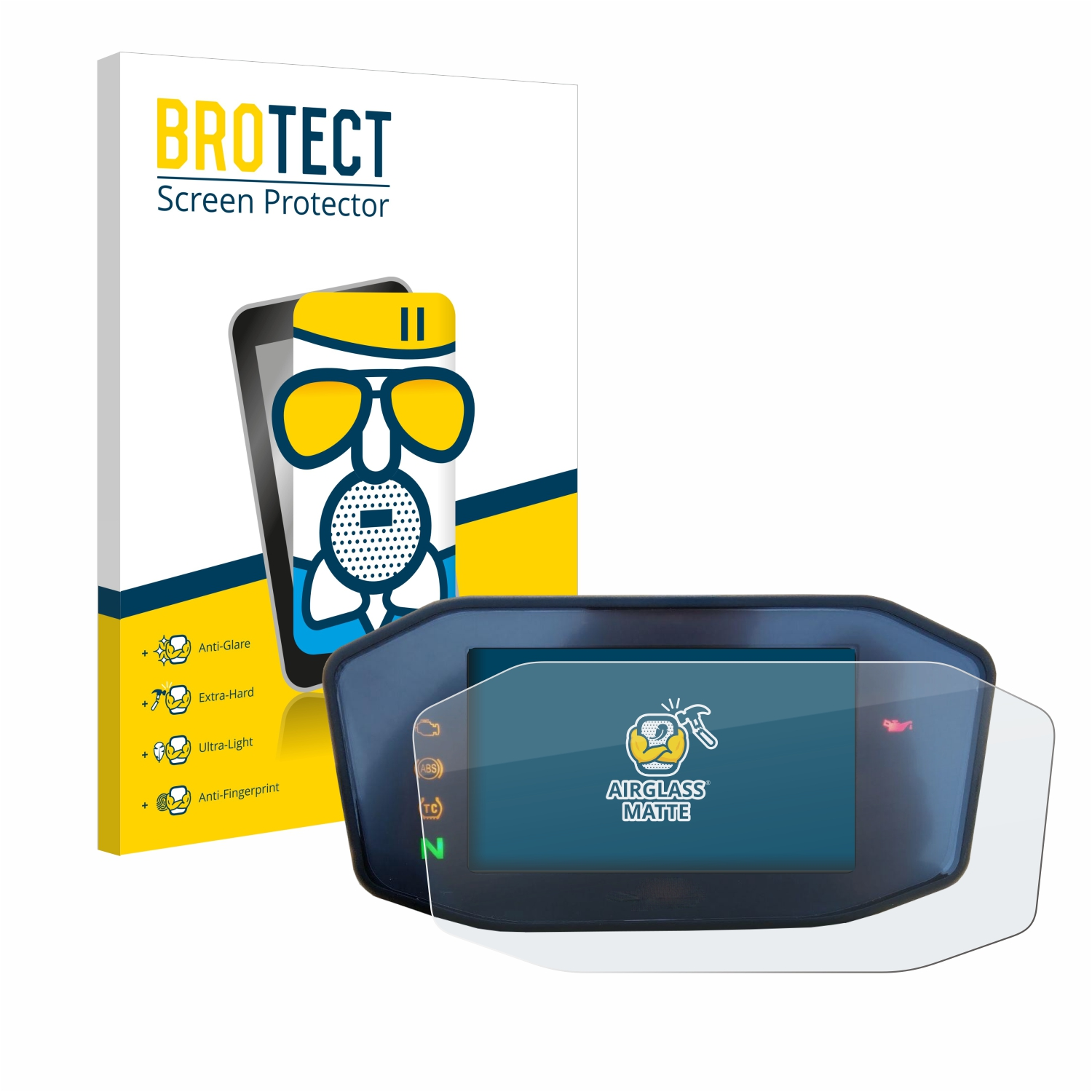 BROTECT Airglass matte Schutzfolie(für R KTM 890 Duke TFT Screen) 2020