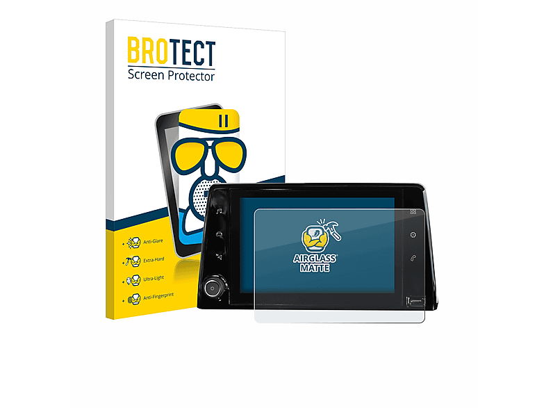 BROTECT Airglass matte Schutzfolie(für Peugeot Rifter 2019 Infotainment System)