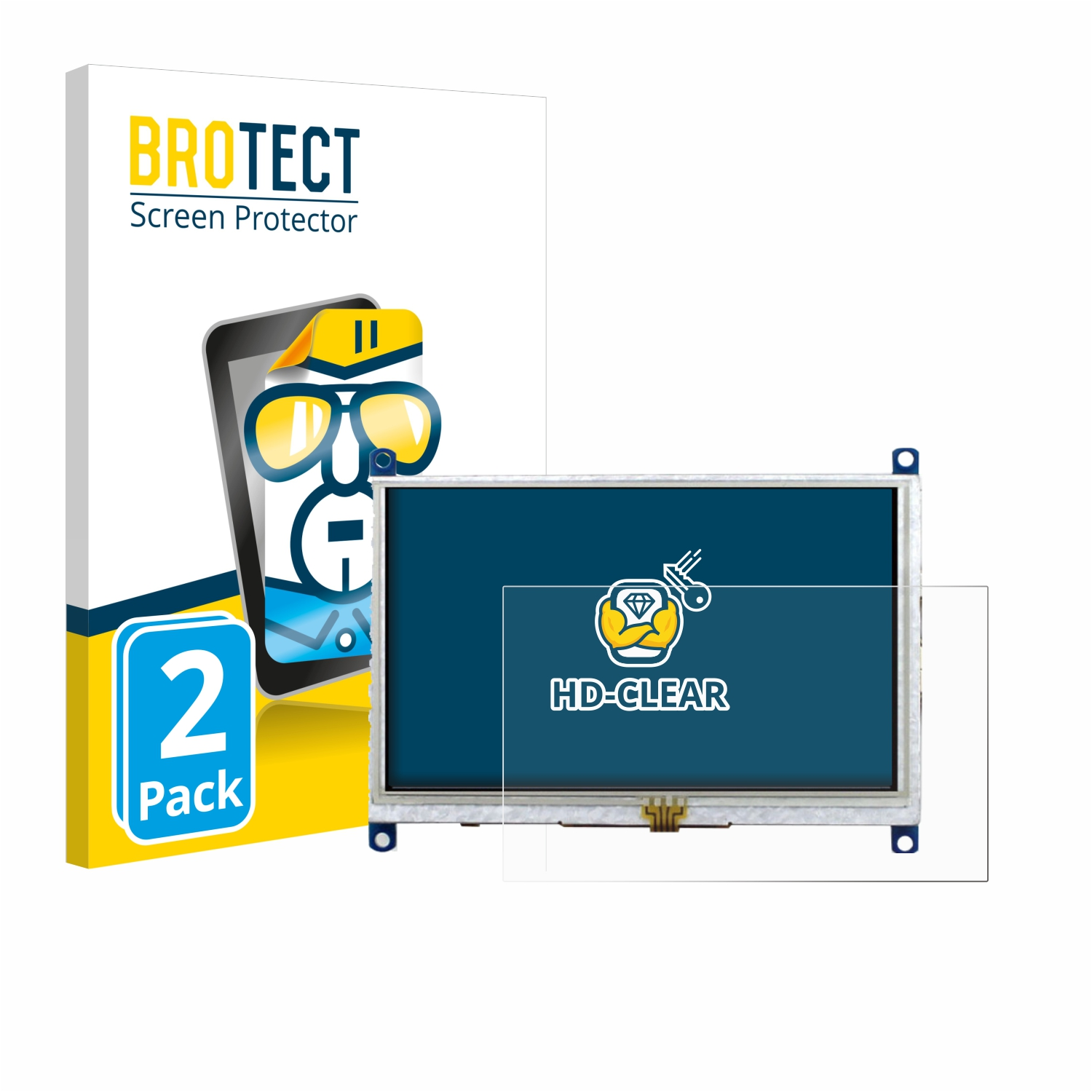 Touchscreen Schutzfolie(für BROTECT klare Pi 5\