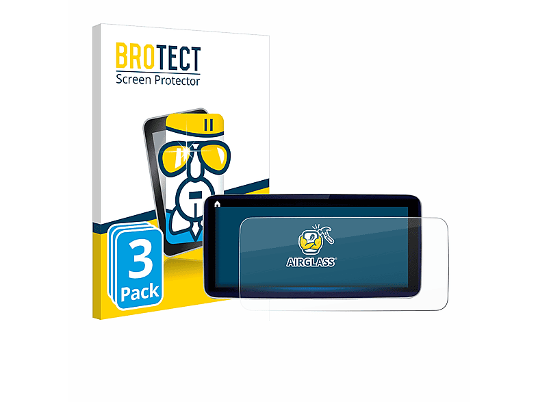 BROTECT 3x Airglass Schutzfolie(für klare 2019-2020 X253 10.25\