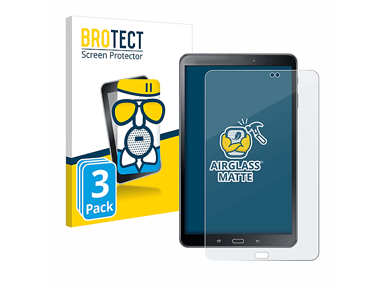 BROTECT 3x Airglass matte Schutzfolie(für Samsung Galaxy Tab A 10.1 2016 SM-T585)
