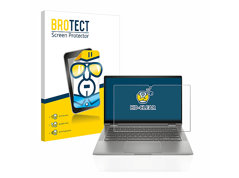 BROTECT klare Schutzfolie(für HP Chromebook 14c) x360