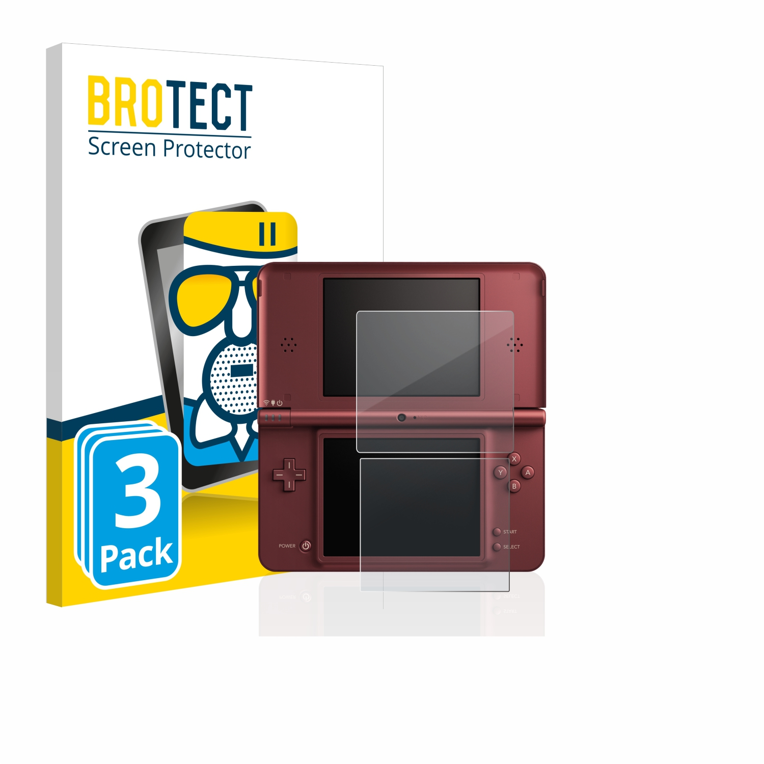 Schutzfolie(für Airglass 3x matte Nintendo DSi XL) BROTECT