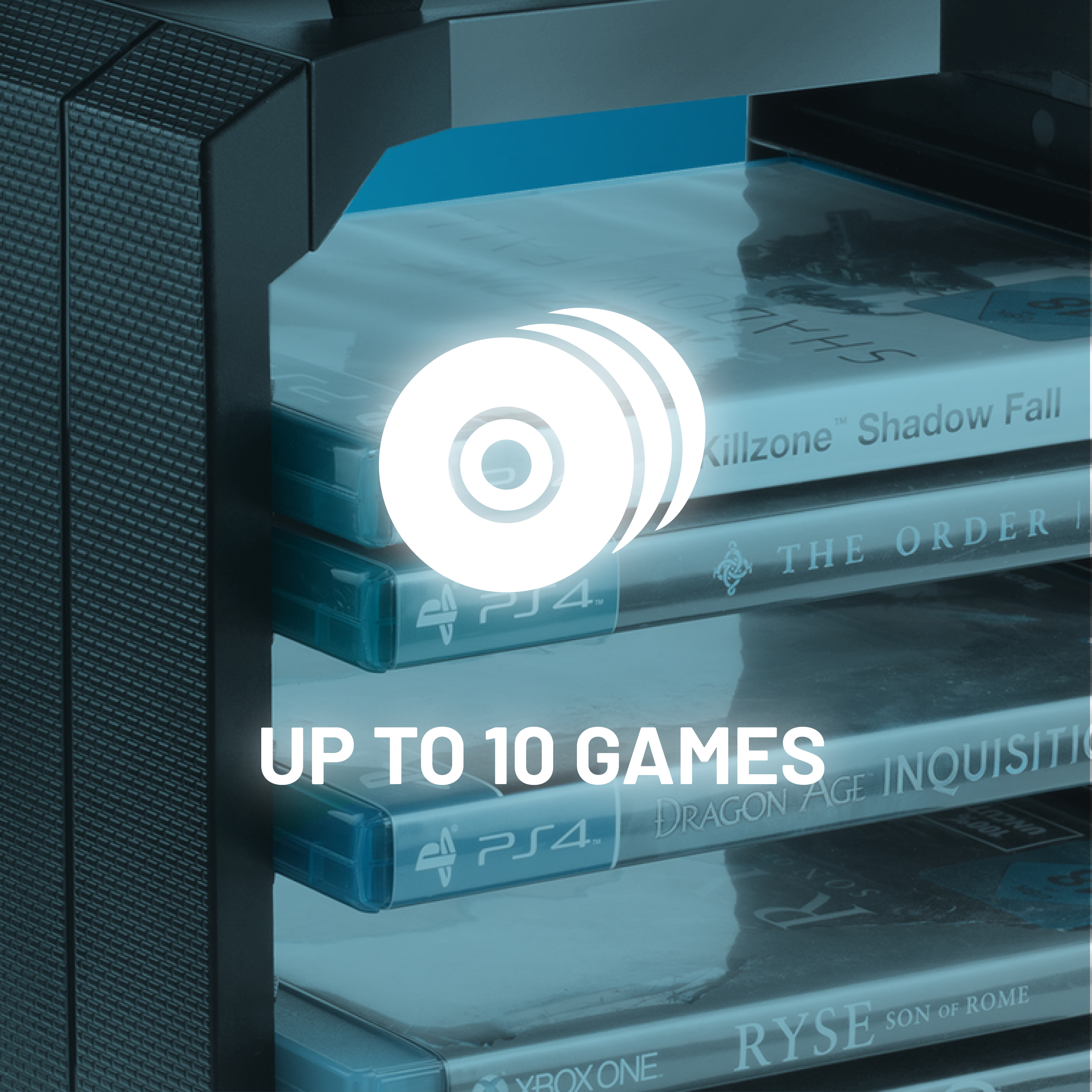 Games Storage Universal Aufbewahrungstower, Schwarz Tower GEEKHOME