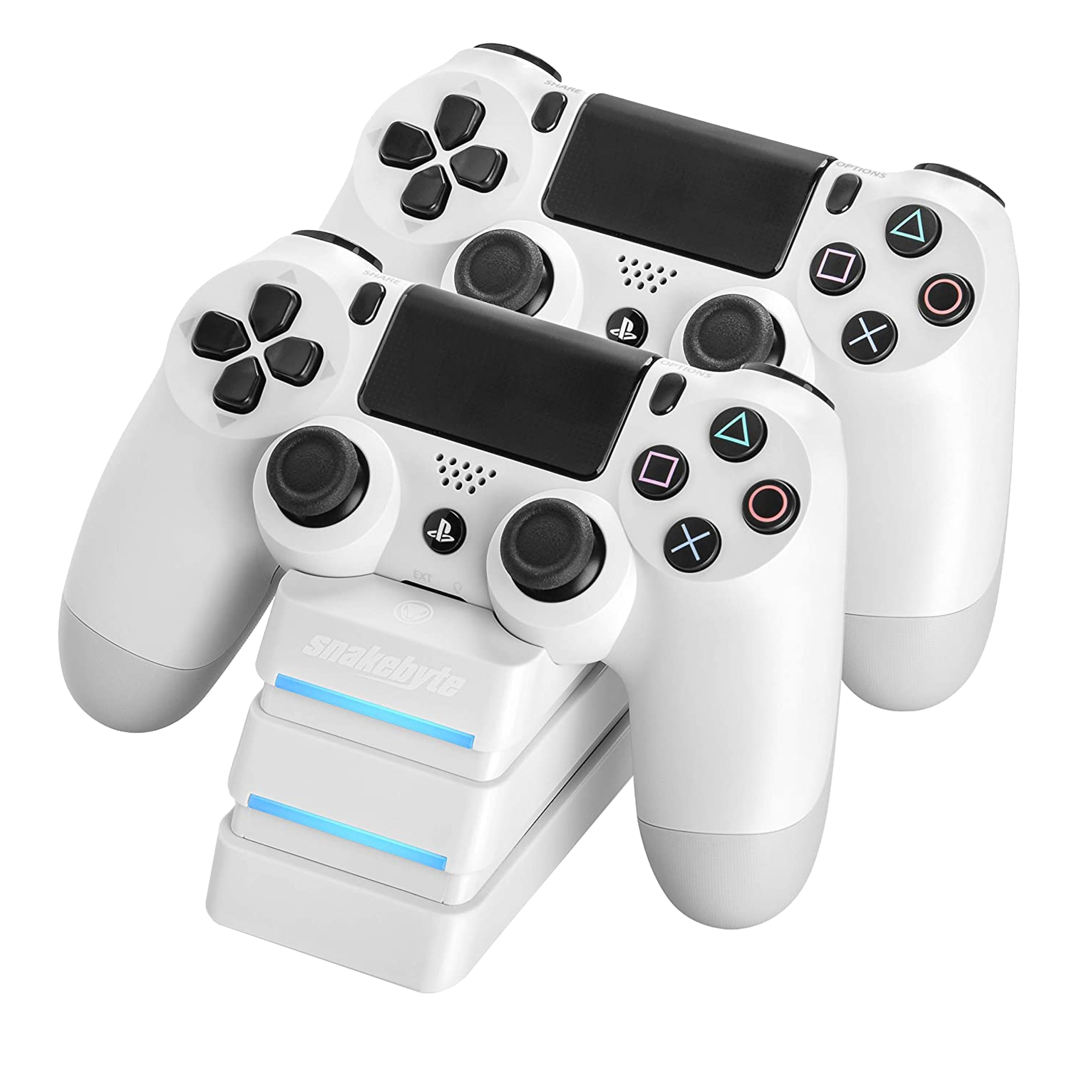white, SNAKEBYTE 4 - PS4TWIN:CHARGE Ladestation, Weiß