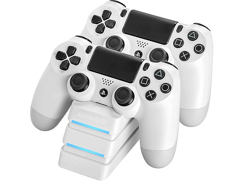 white, SNAKEBYTE 4 - PS4TWIN:CHARGE Ladestation, Weiß