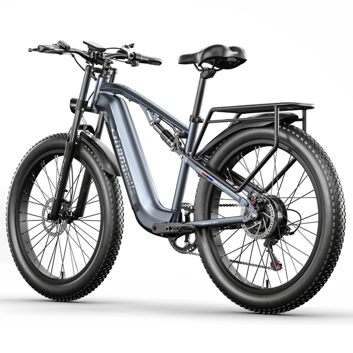 SHENGMILO MX05 48V 1000W Unisex-Rad, BAFANG-Motor, Tragfähigkeit Citybike (Laufradgröße: grau) 26 840Wh, Zoll, 200kg