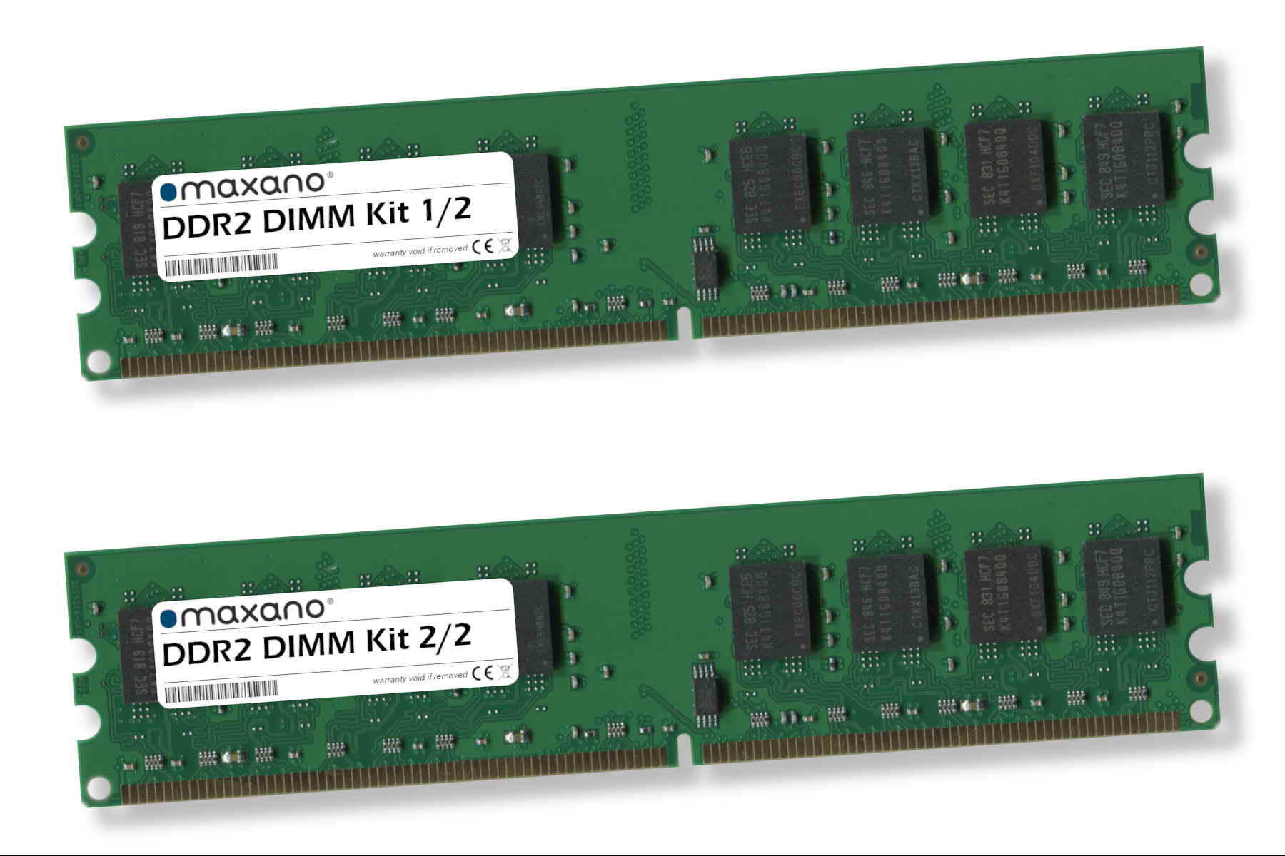 MAXANO 4GB Kit 2x 2GB GB 4 SDRAM Dell Arbeitsspeicher XPS RAM DIMM) für (PC2-6400 625