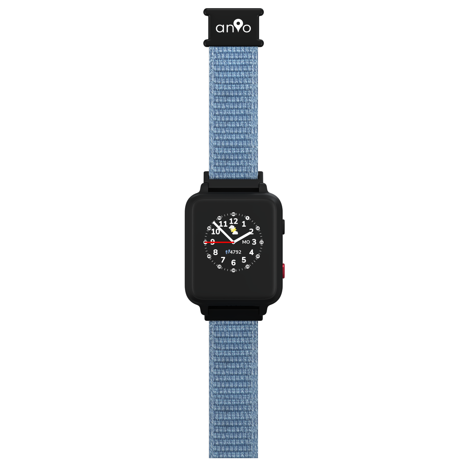 Blau 5s LUPUS Smartwatch Textil/Stoff,