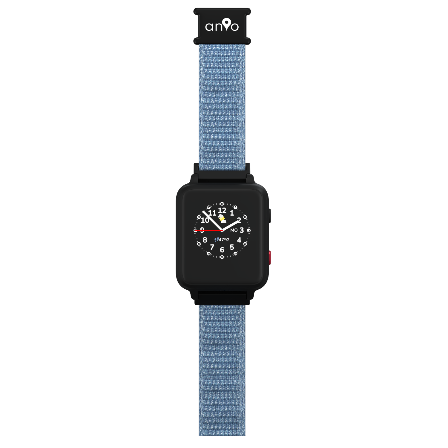 Blau Textil/Stoff, LUPUS Smartwatch 5s