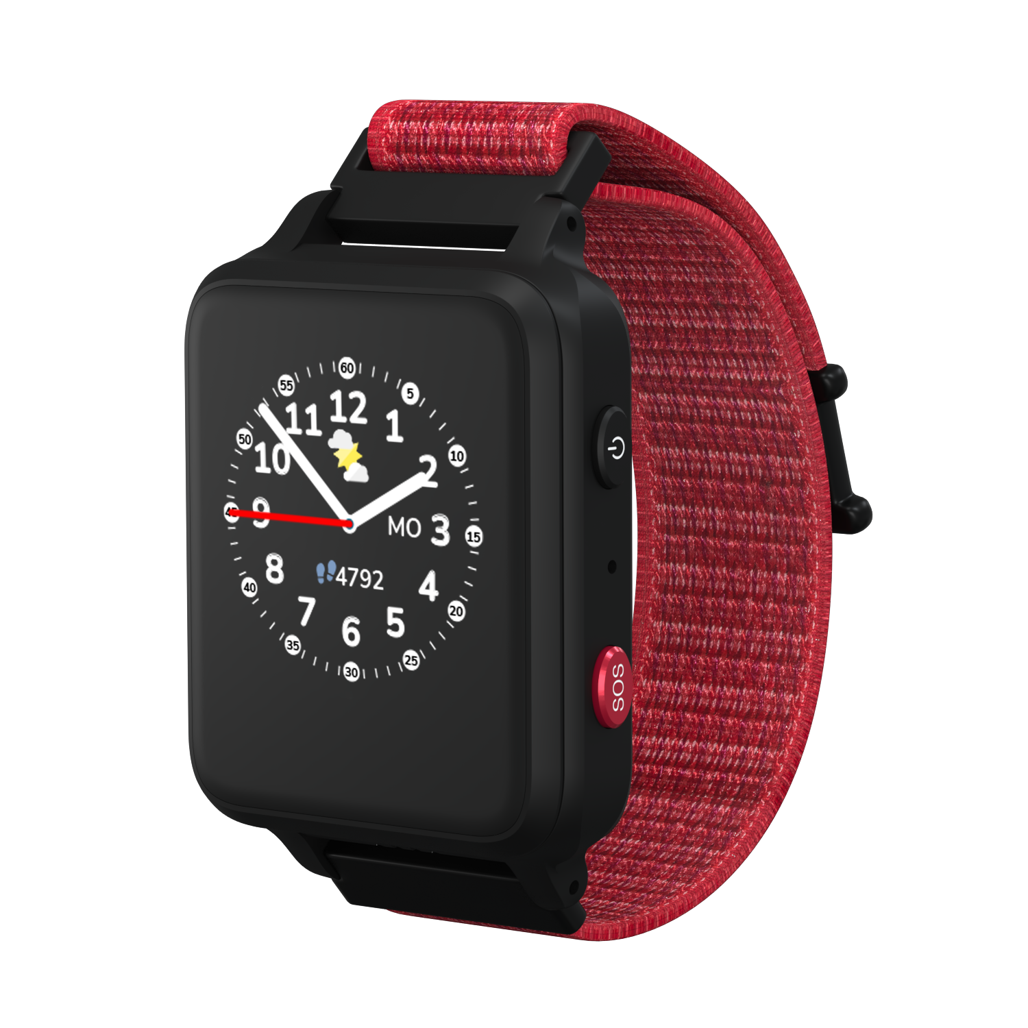 LUPUS 5s Smartwatch Textil, Rot
