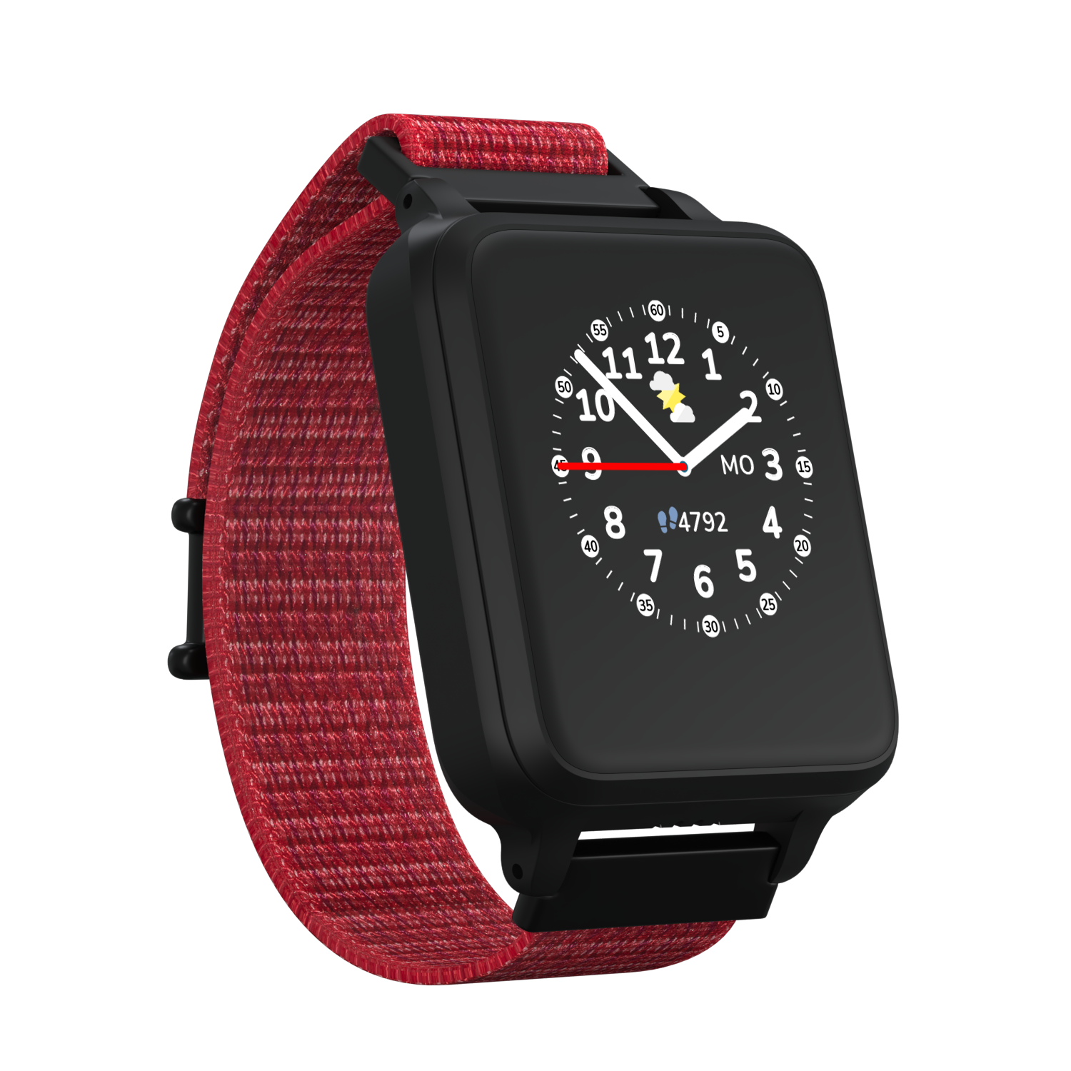 LUPUS 5s Rot Textil, Smartwatch