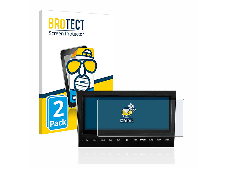 Schutzfolie(für BROTECT 2021 matte System Tucson 2x NX4 Hyundai Infotainment 10\