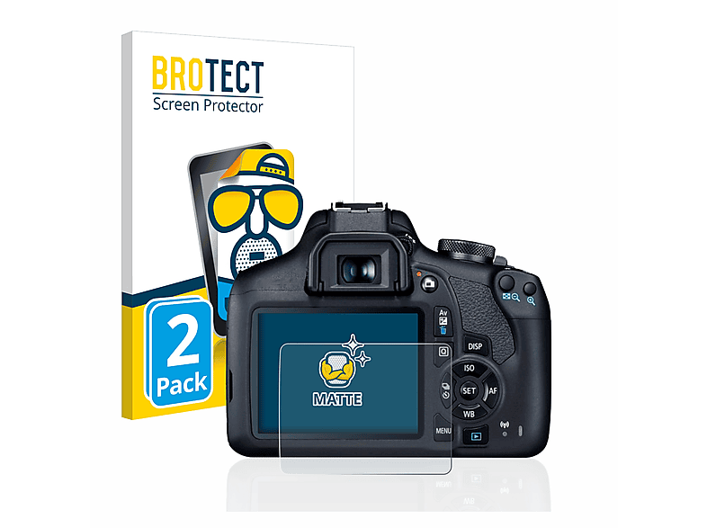 matte EOS Canon BROTECT 2x Schutzfolie(für 2000D)