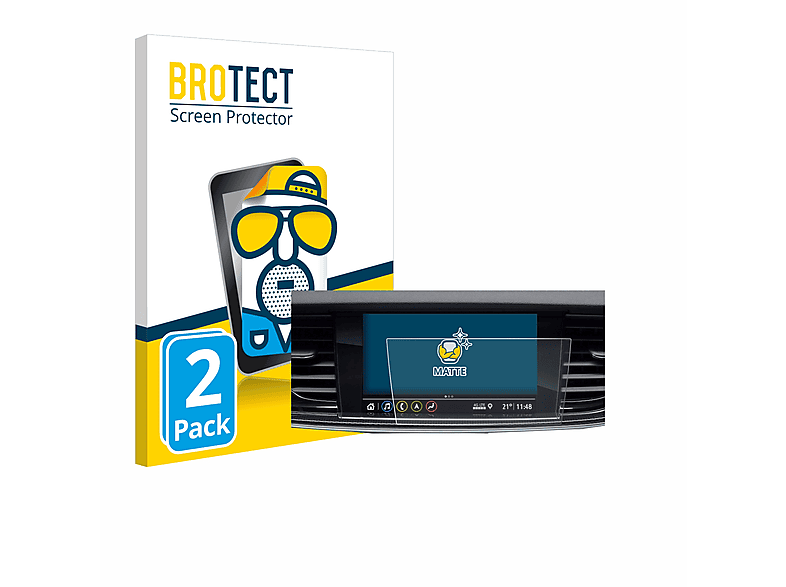 BROTECT 2x matte Schutzfolie(für Opel Insignia 2017 Navi 900 IntelliLink 8\