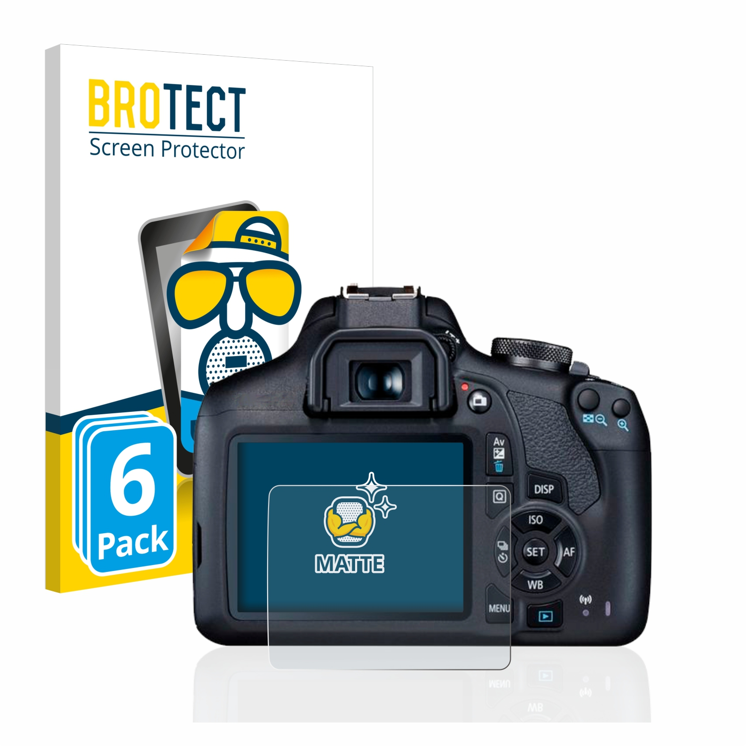EOS Canon BROTECT 6x matte Schutzfolie(für 2000D)