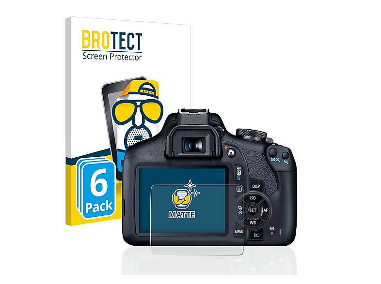 Dipos Displayschutzfolie Für Canon EOS 1300D – 2 Stück, Kratzfest, Blasenfrei