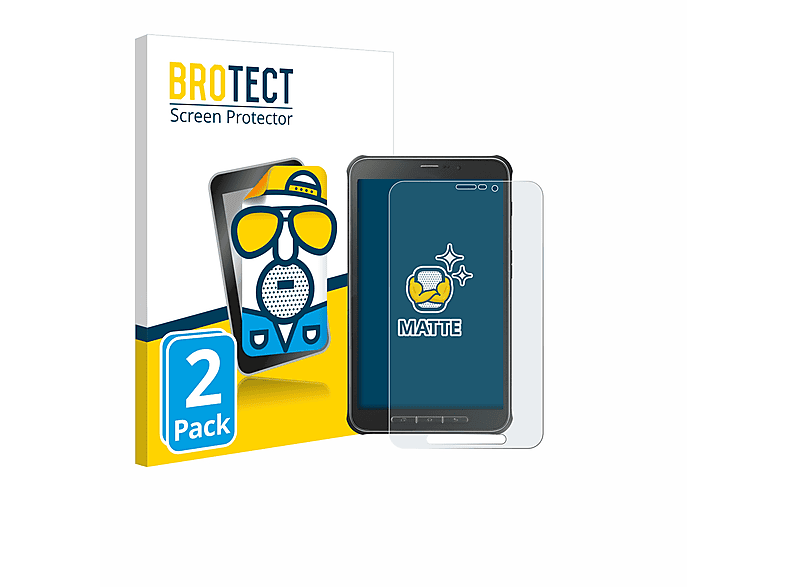 BROTECT matte 2x Tab SM-T365) Active Galaxy Samsung Schutzfolie(für