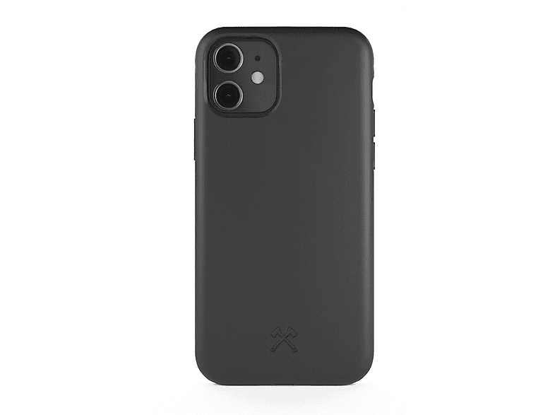 WOODCESSORIES ECO438 BIO CASE ANTIMICROBIAL IP 11 BLACK, Backcover, Apple, iPhone 11, Schwarz