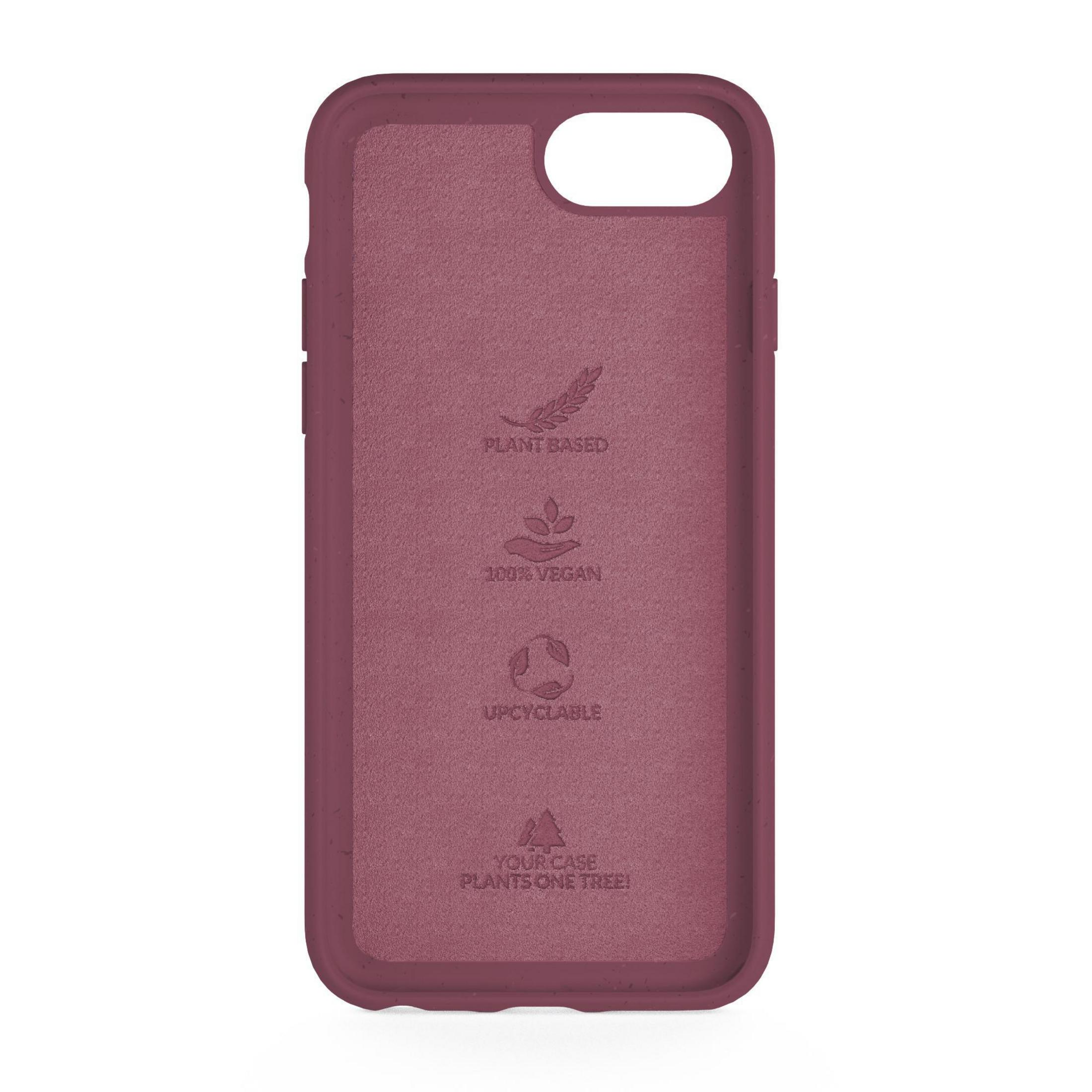 WOODCESSORIES ECO488 BIO CASE CLASSIC iPhone iPhone 2020, 6, RED, SE Rot SE2 iPhone Apple, 8, 7 Backcover, 6 iPhone IP 8 7