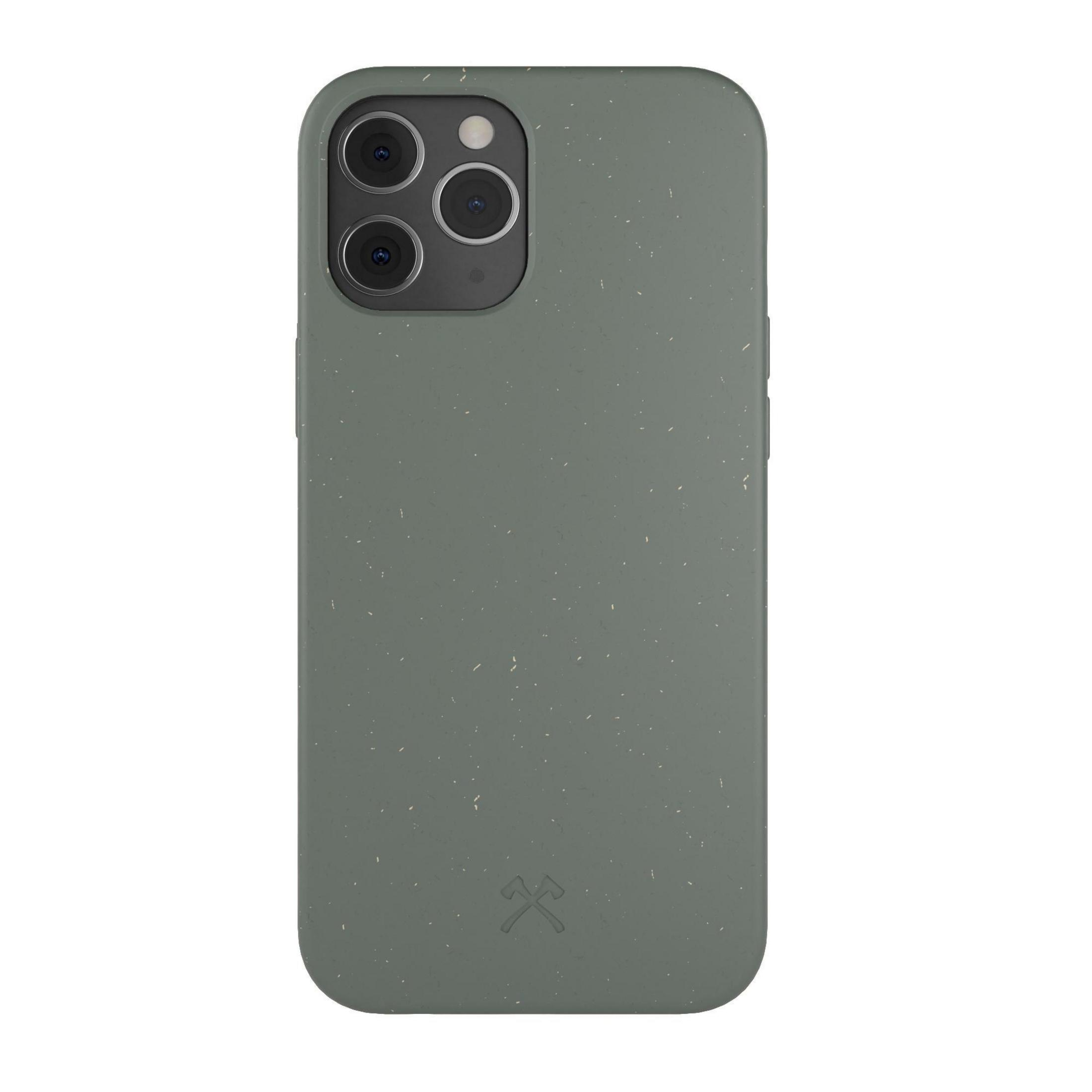 PRO 12 BIO Backcover, Pro, ECO478 WOODCESSORIES 12 GREEN, 12, Grün CLASSIC CASE iPhone 12 iPhone Apple, IP
