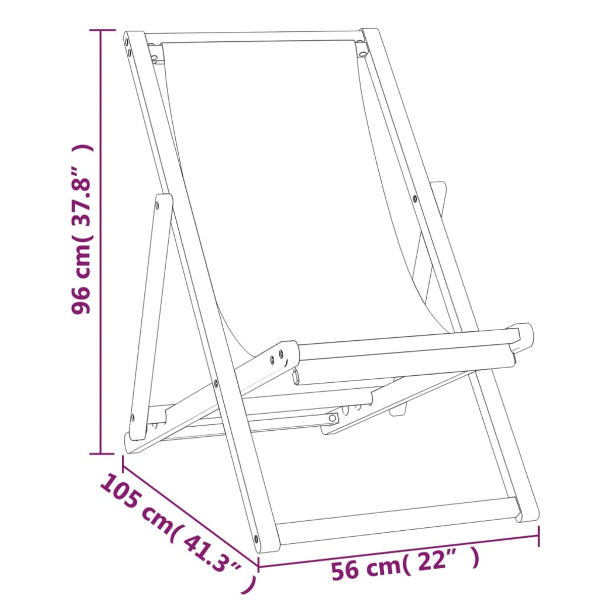 Grau 47415 VIDAXL Gartenstuhl,