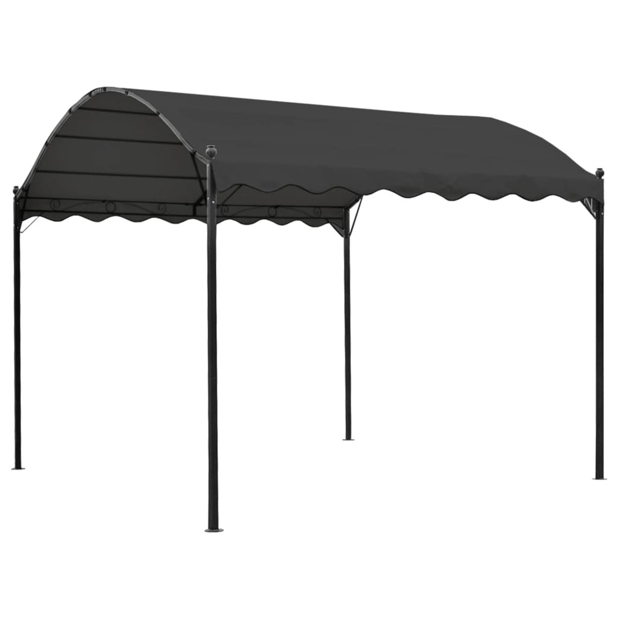 Anthrazit 47949 Schwarz und VIDAXL Pavillon,