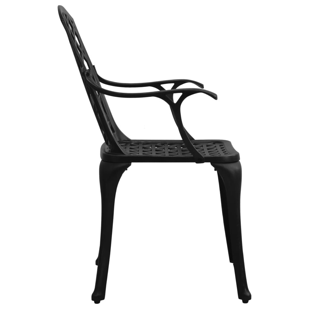 Gartentisch- Stuhlset, Schwarz VIDAXL 3070614 und