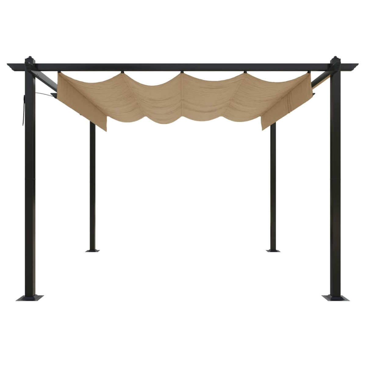 VIDAXL 318536 Taupe Pavillon