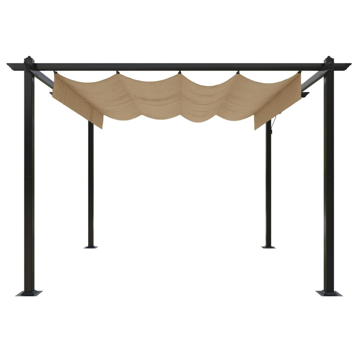 VIDAXL 318536 Taupe Pavillon