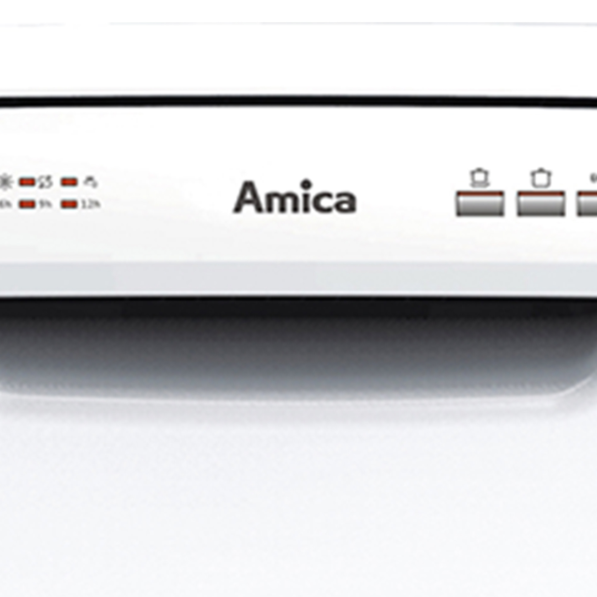 AMICA GSP 14544-1 W (Standgerät, E) Stand-Geschirrspüler cm breit, 44,8