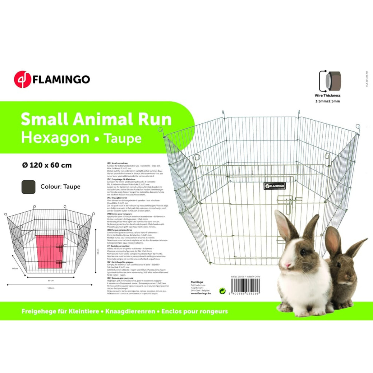 439656 Kaninchen Freilaufgehege für FLAMINGO