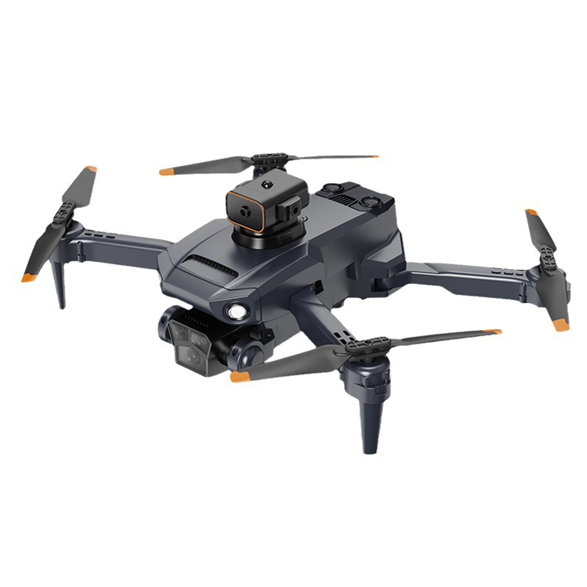 Drohne fünf Objektiv Faltung HD SYNTEK Luftbildfotografie Drohne, Quadcopter Hindernisvermeidung Schwarz