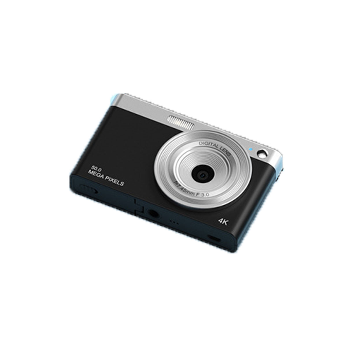 Hochauflösende tragbar-Schwarz Digitalkamera Schwarz, Flüssigkristallbildschirm- Autofokus, leicht SYNTEK - Digitalkamera und