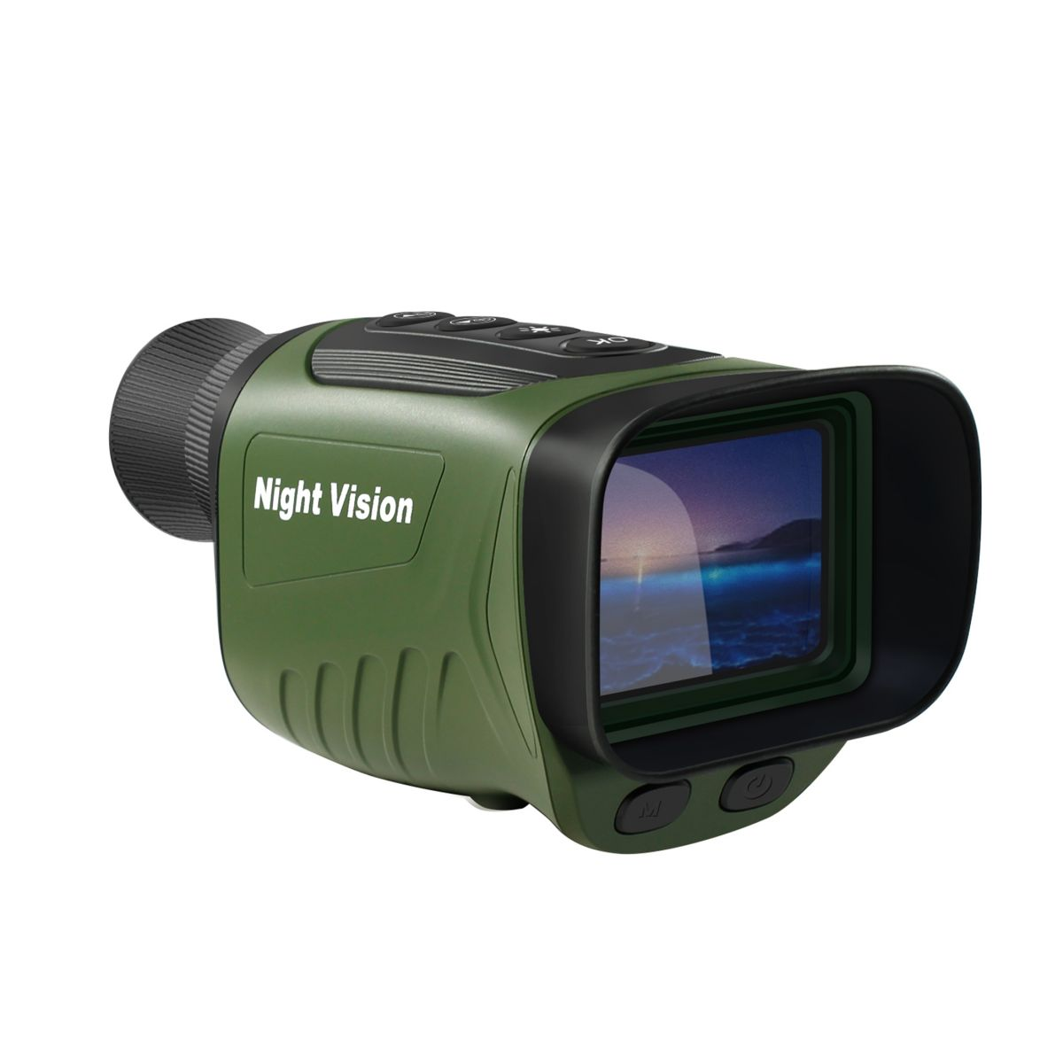 LEIGO Fernrohr Nachtsicht, Monokular Vogelbeobachtung 10x, HD Monokular Nachtsichtgerät Zoll, Fernglas, 2