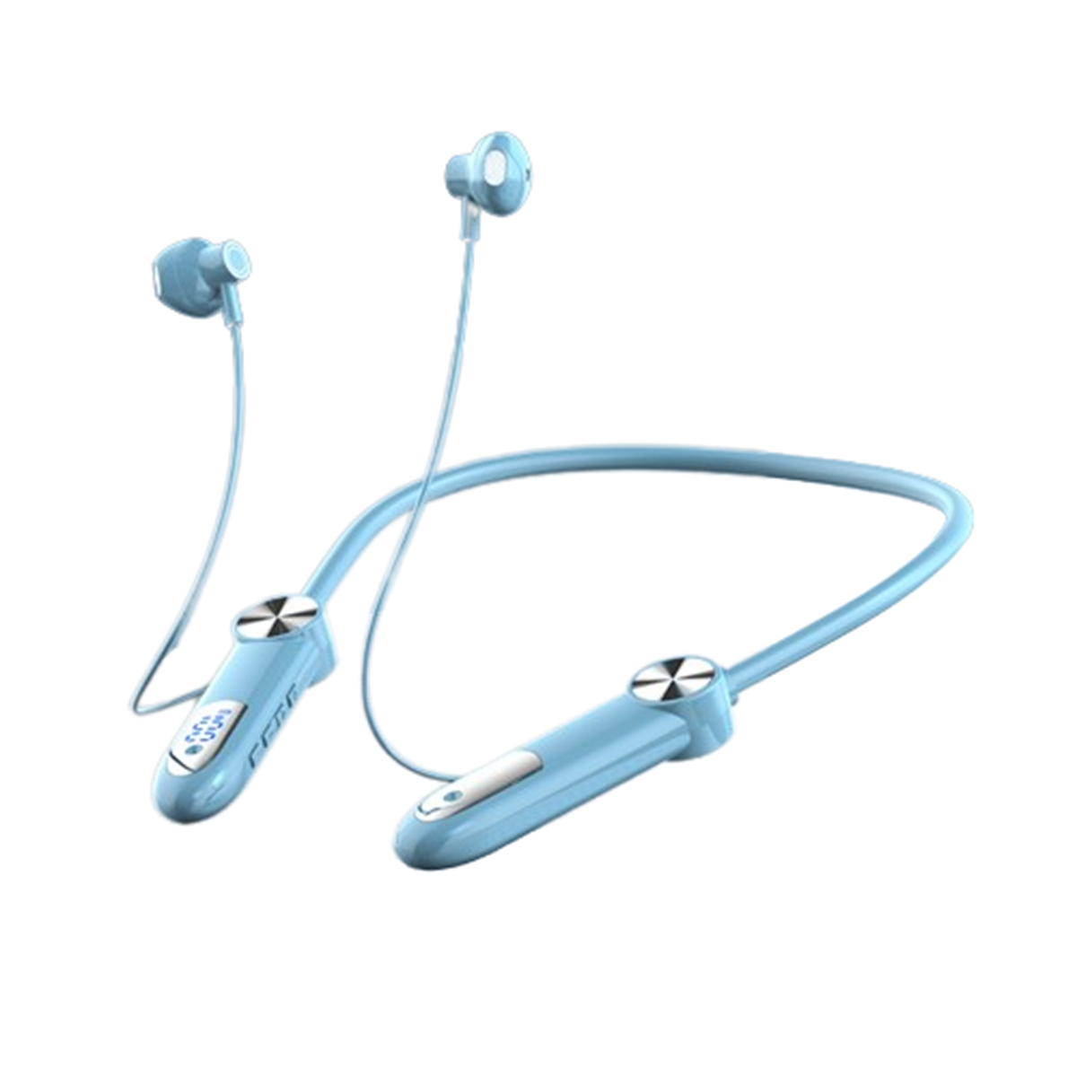 Headset, den Bluetooth blau Bluetooth Bluetooth Bluetooth Sport Digital Smart um SYNTEK Hals In-ear Kopfhörer
