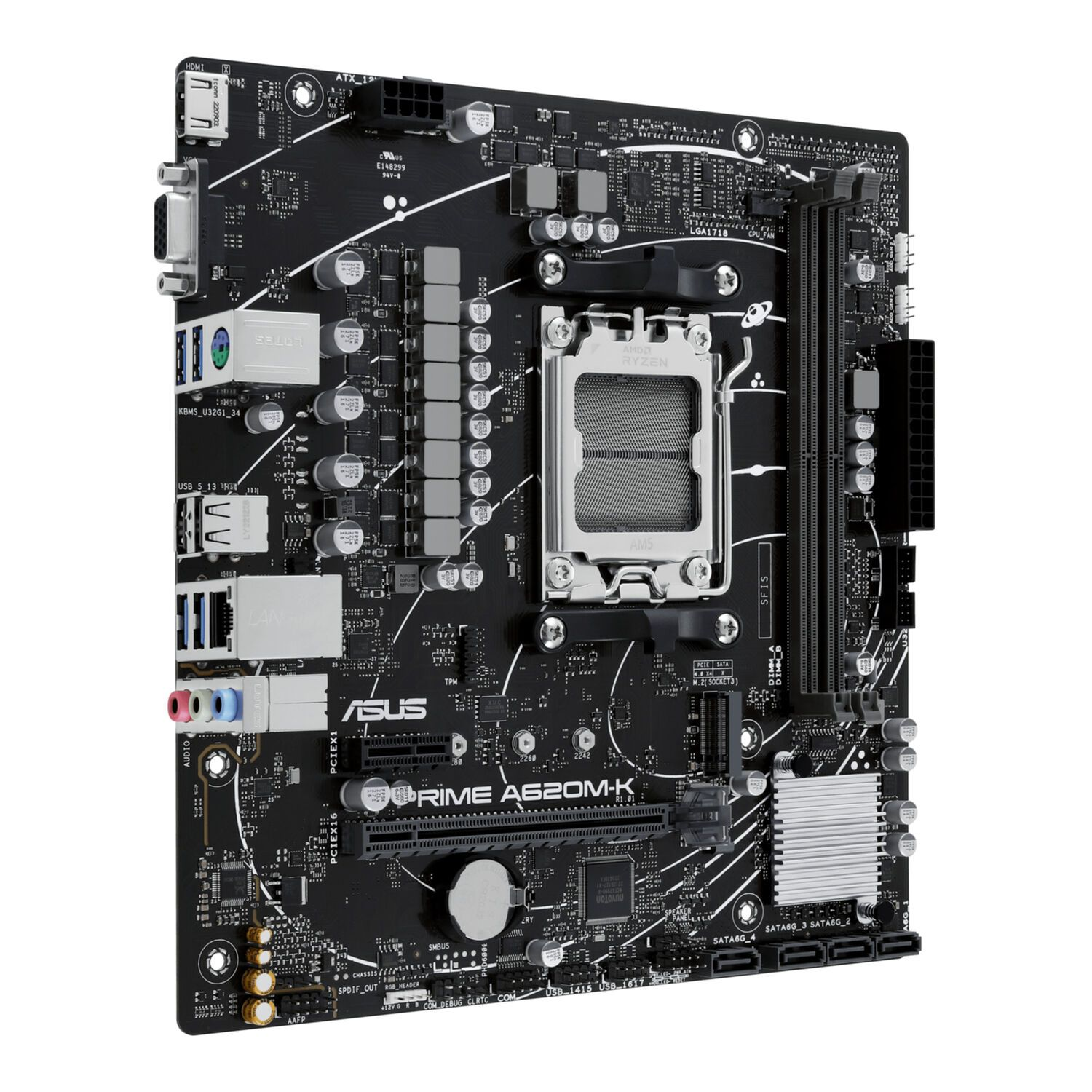 Mainboards Schwarz PRIME ASUS A620M-K