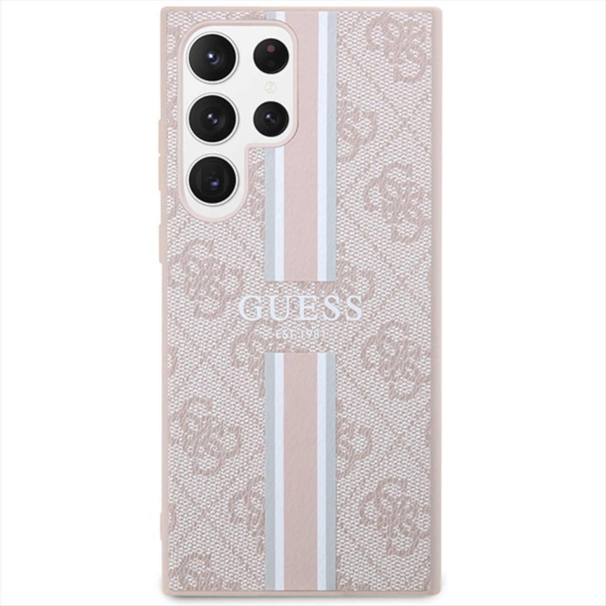 Samsung, Ultra, Pink Backcover, Stripe Hülle, Collection S23 Galaxy Printed GUESS