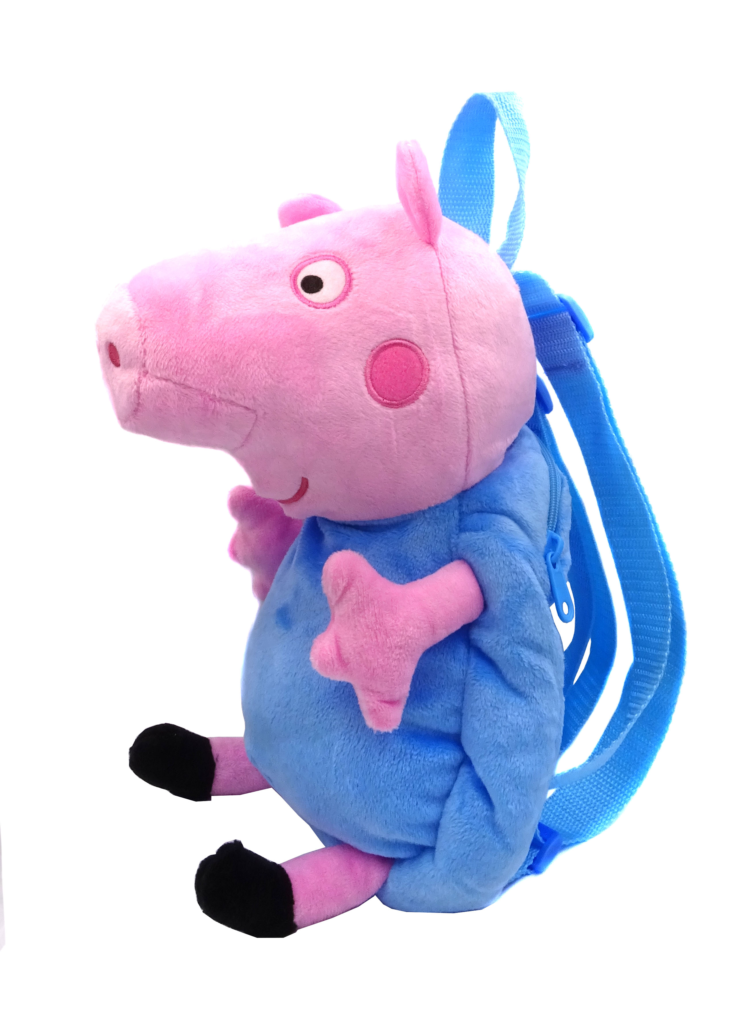 PEPPA PIG Rucksack 3D George Peppa Pig mehrfarbig Plüsch